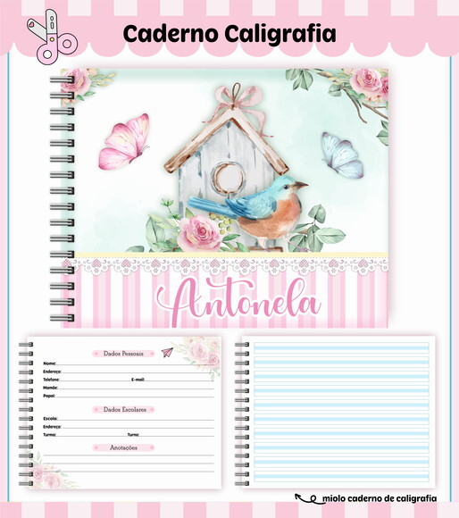 Kit Volta às Aulas Completo Personalizado - Jardim