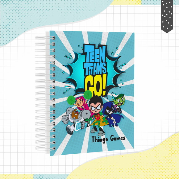 Kit Volta às Aulas Completo PERSONALIZADO - Jovens Titans 01