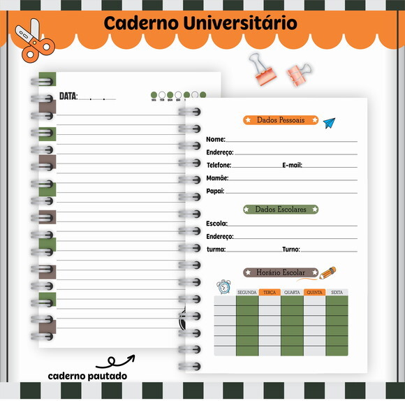 Kit Volta às Aulas Completo Personalizado - Jurassic