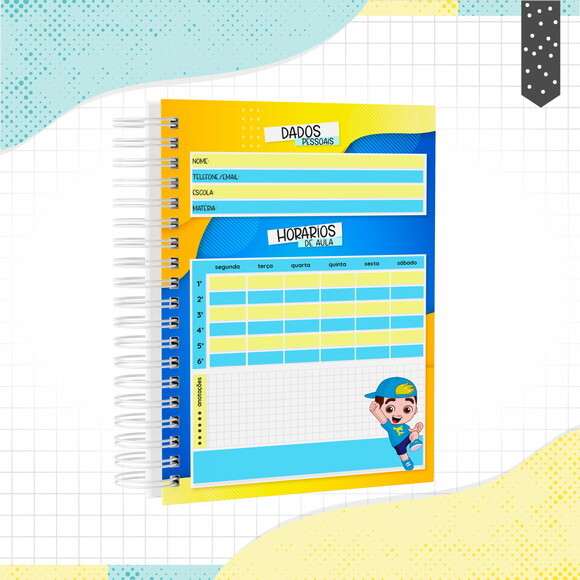 Kit Volta às Aulas Completo PERSONALIZADO - Luccas e Gigi