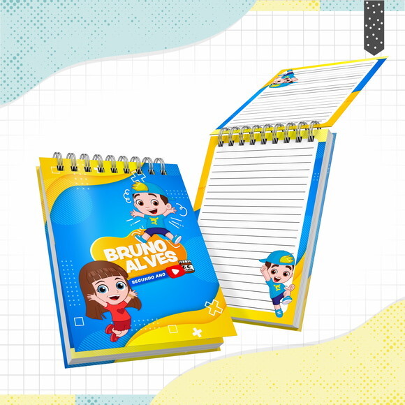 Kit Volta às Aulas Completo PERSONALIZADO - Luccas e Gigi
