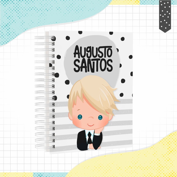 Kit Volta às Aulas Completo PERSONALIZADO - Menino Loiro