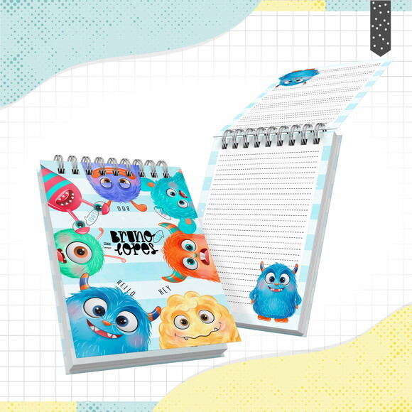 Kit Volta às Aulas Completo PERSONALIZADO - Monstrinhos