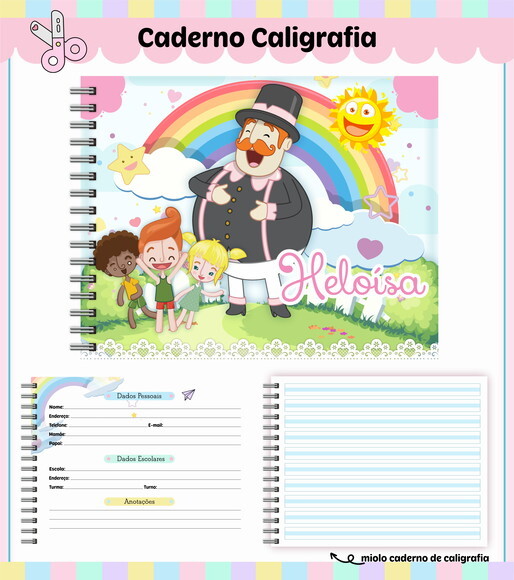 Kit Volta às Aulas Completo Personalizado - Mundo Bita