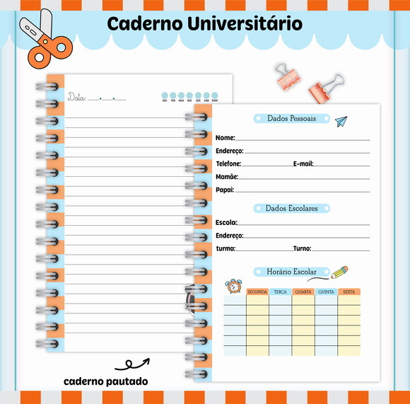 Kit Volta às Aulas Completo Personalizado - Mundo Bita
