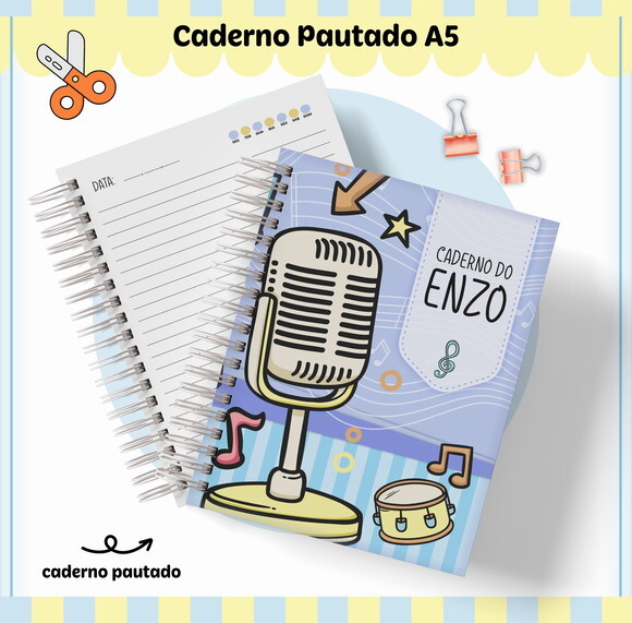 Kit Volta às Aulas Completo Personalizado - Música