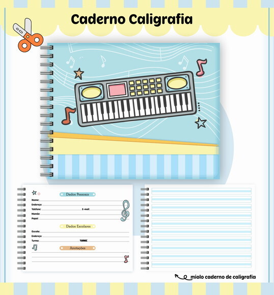 Kit Volta às Aulas Completo Personalizado - Música