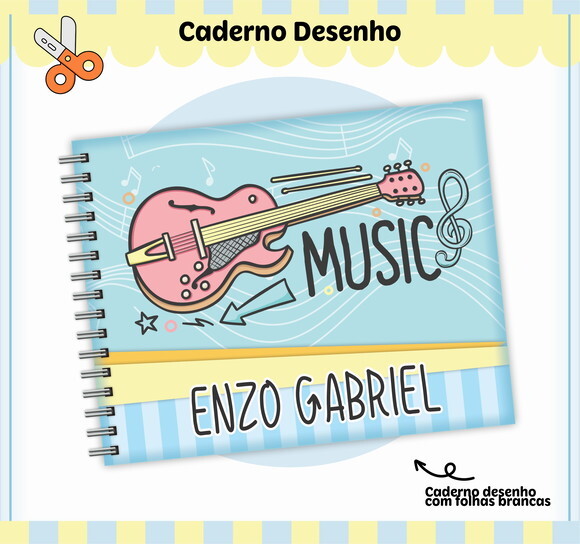 Kit Volta às Aulas Completo Personalizado - Música