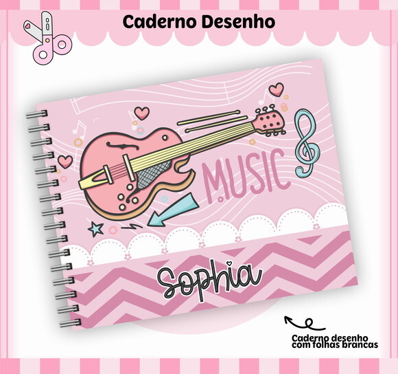 Kit Volta às Aulas Completo Personalizado - Música Menina
