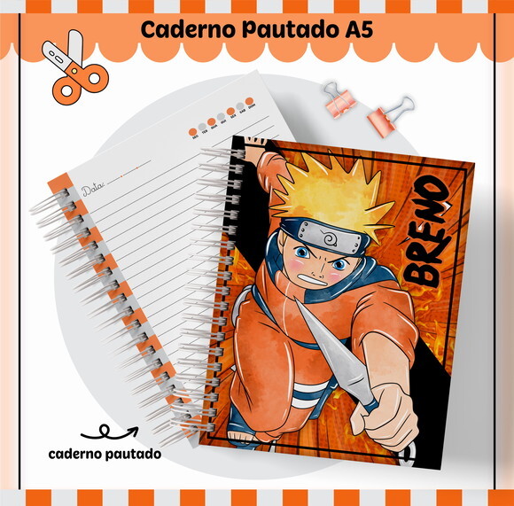 Kit Volta às Aulas Completo Personalizado - Naruto 01