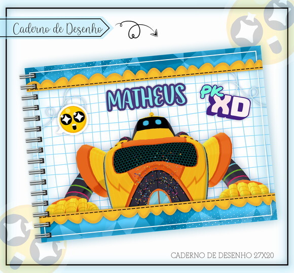 Kit Volta às Aulas Completo PERSONALIZADO - PK XD Menino
