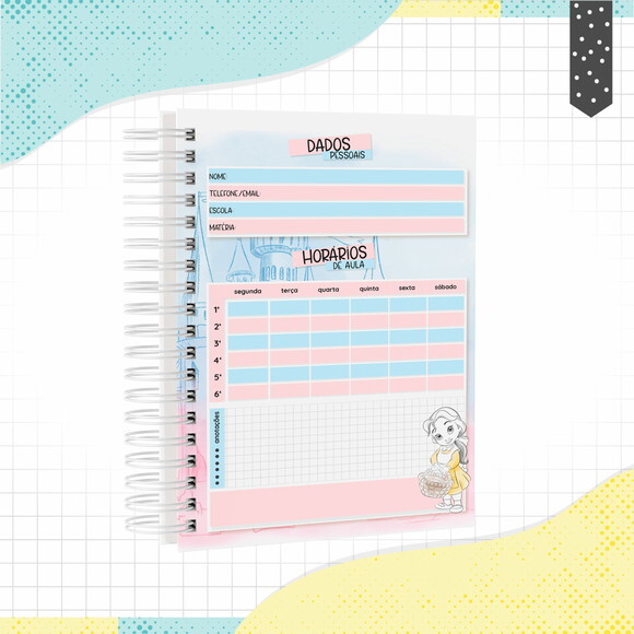 Kit Volta às Aulas Completo PERSONALIZADO - Princesas