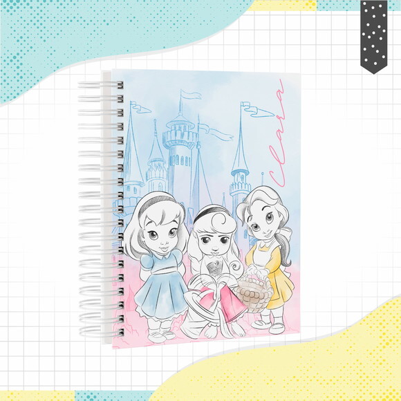 Kit Volta às Aulas Completo PERSONALIZADO - Princesas