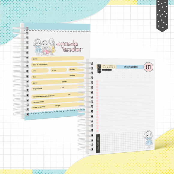 Kit Volta às Aulas Completo PERSONALIZADO - Princesas