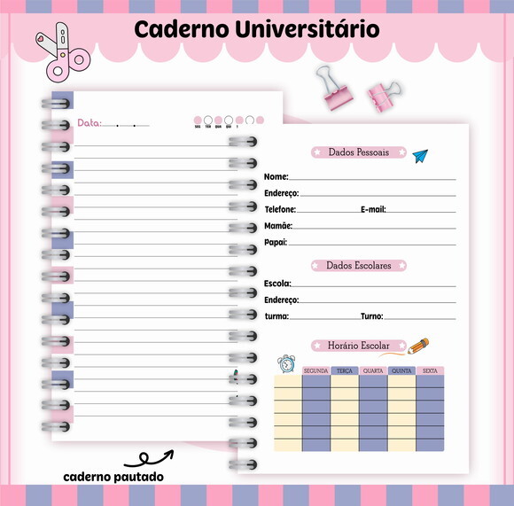 Kit Volta às Aulas Completo Personalizado - Stranger Things