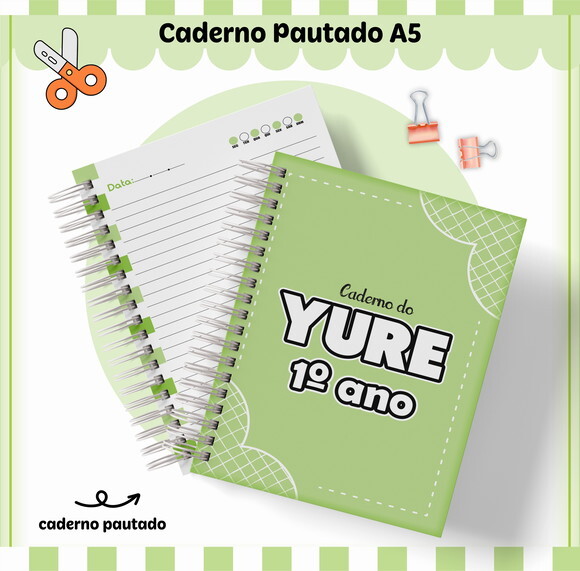 Kit Volta às Aulas Completo Personalizado - Verde