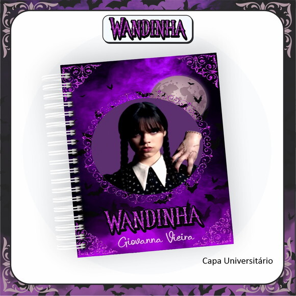 Kit Volta às Aulas Completo Personalizado - Wandinha 03