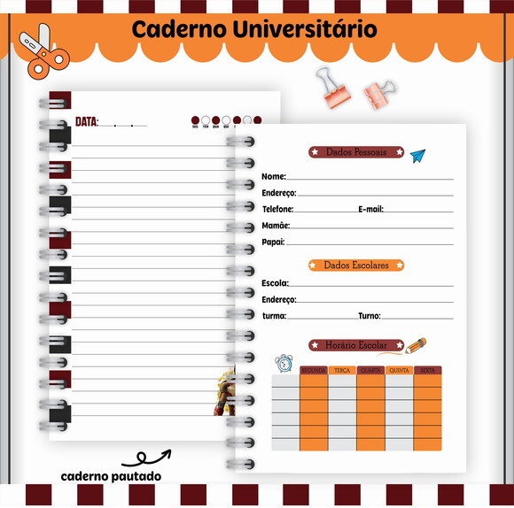 Kit Volta às Aulas Completo Personalizado- Homem de Ferro 01
