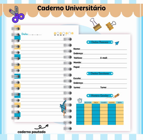 Kit Volta às Aulas Completo Personalizado-galinha Pintadinha