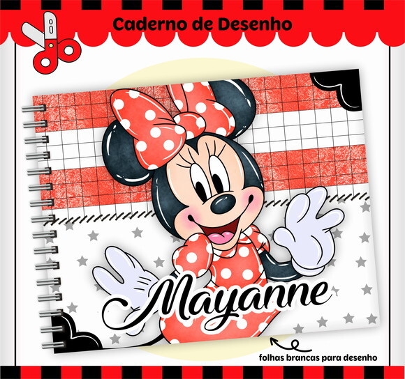 Kit Volta às Aulas Completo Personalizado-minnie Vermelha 01
