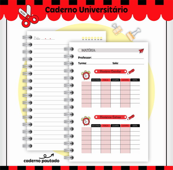 Kit Volta às Aulas Completo Personalizado-minnie Vermelha 01