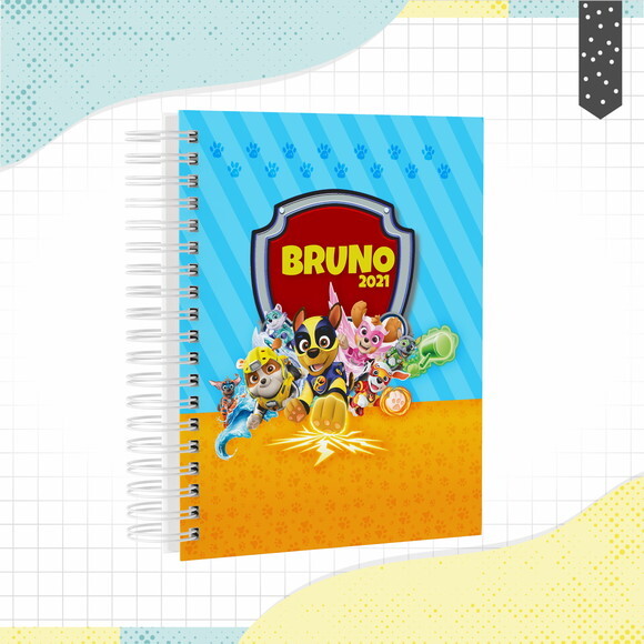 Kit Volta às Aulas PERSONALIZADO - Patrulha Can S Filhote 01