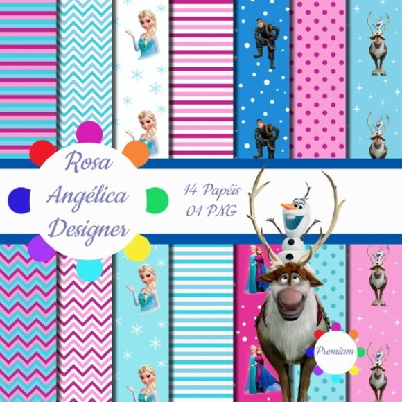 Pack - Kit Digital Frozen (05 Kits)