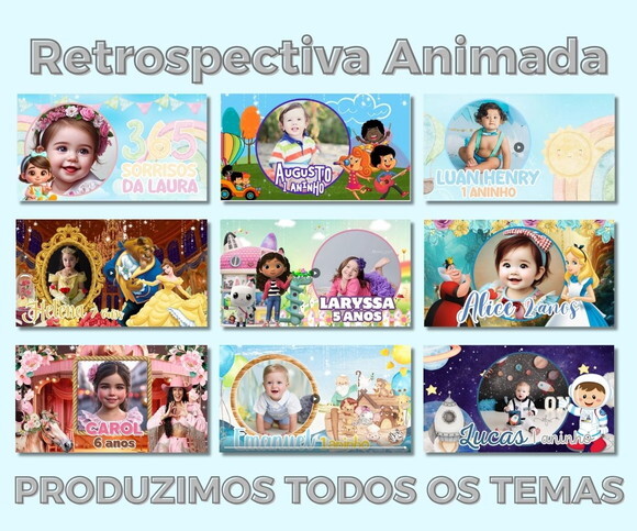 Retrospectiva Animada - Todos os Temas