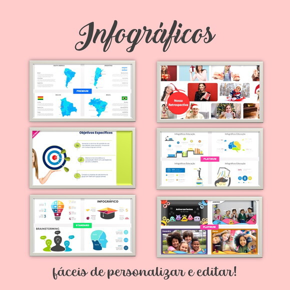 Templates Power Point Slides para Aulas - Lousas Digitais