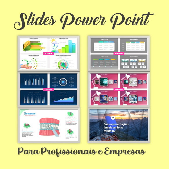 Templates Power Point Slides Profissionais e Empresariais
