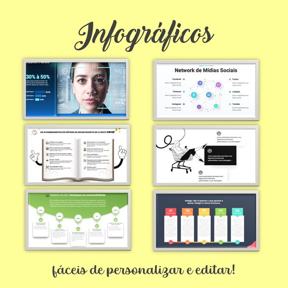 Templates Power Point Slides Profissionais e Empresariais