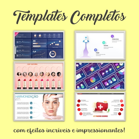 Templates Power Point Slides Profissionais e Empresariais