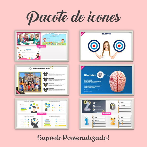 Templates Power Point Slides para Aulas - Lousas Digitais