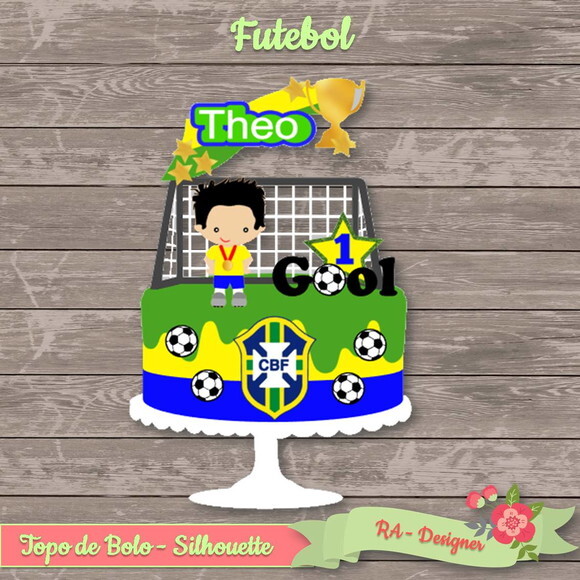 Topo de Bolo Futebol 01