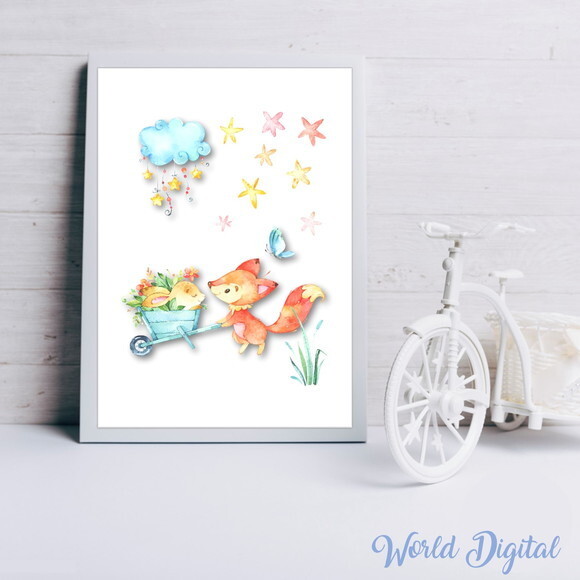 Trio de Quadros Decorativos - Arquivo Digital em PDF