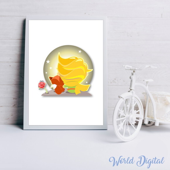 Trio de Quadros Decorativos - Arquivo Digital em PDF