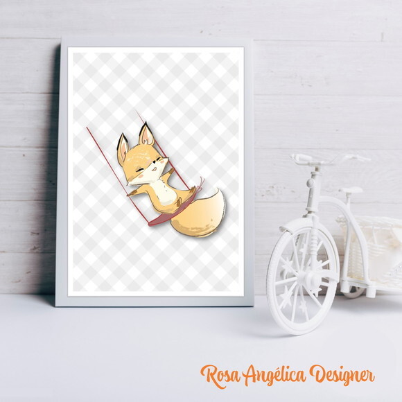 Trio de Quadros Decorativos - Arquivo Digital em PDF
