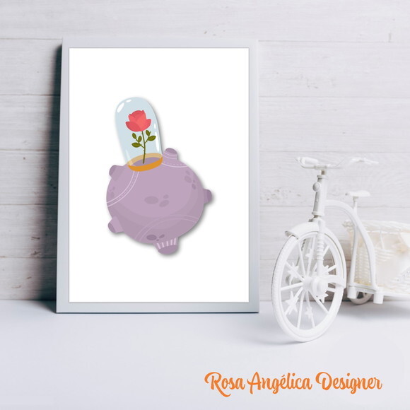 Trio de Quadros Decorativos - Arquivo Digital em PDF