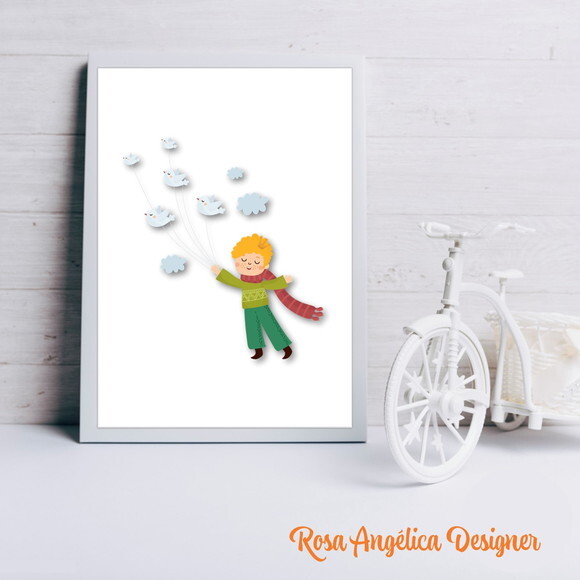Trio de Quadros Decorativos - Arquivo Digital em PDF