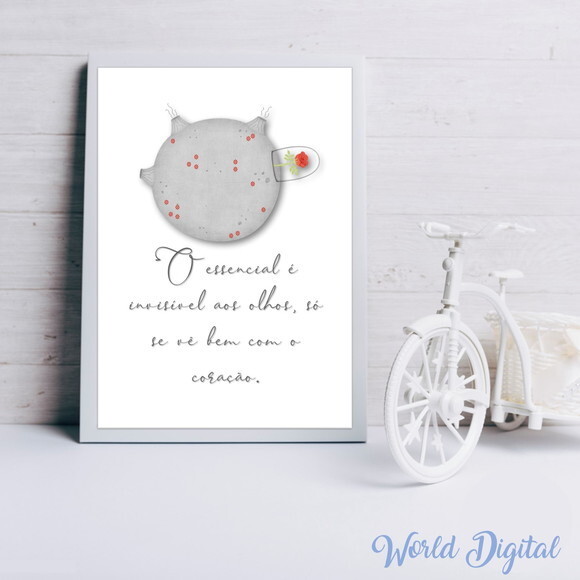 Trio de Quadros Decorativos Personalizado - Arquivo Digital