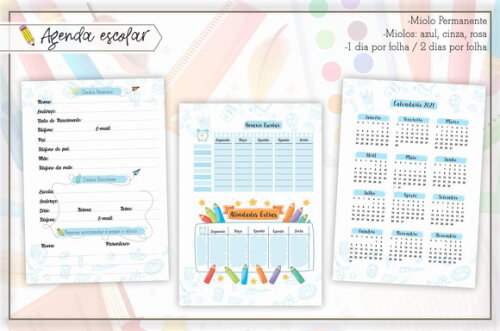 Agenda Permanente Personalizada - Arquivo Digital