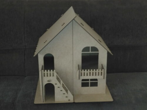 Casinha de Bonecas com Abertura em MDF