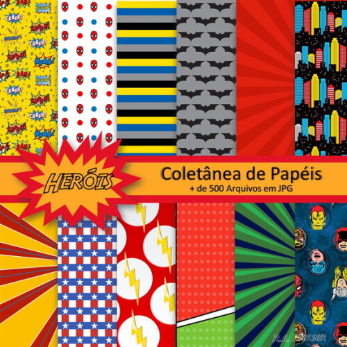 Coletânea de Papéis - Tema Heróis