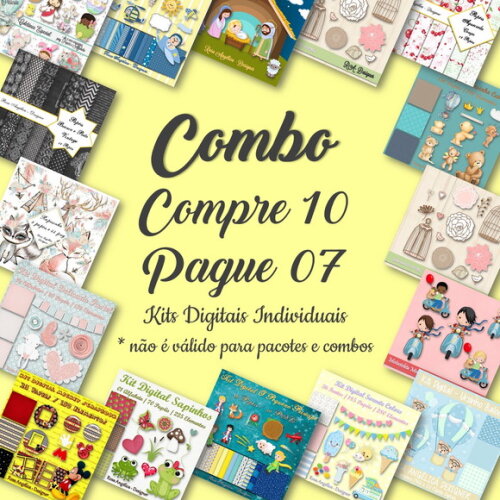 Combo de Kits Digitais - Compre 10 e Pague 07