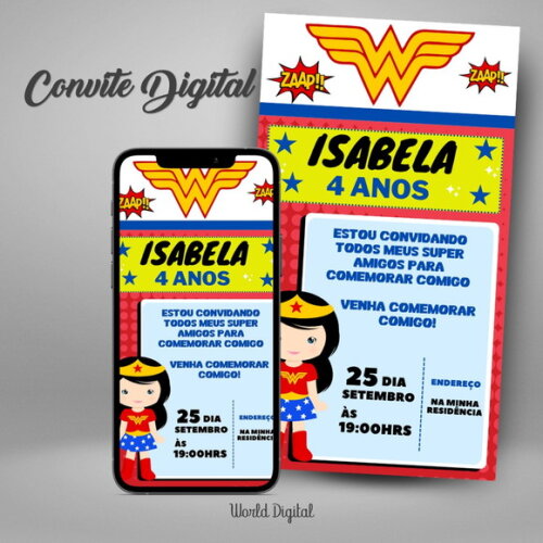Convite Digita Mulher Maravilha 02