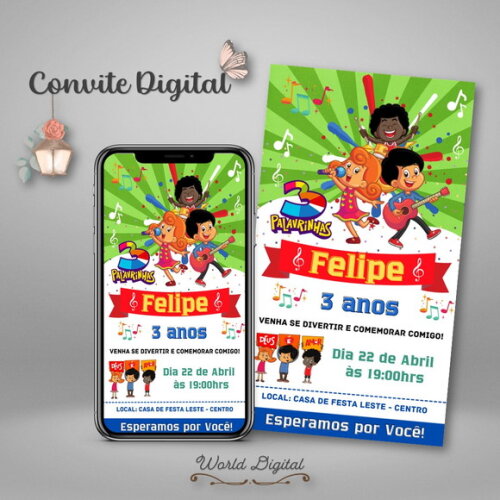 Convite Digital 3 Palavrinhas 02