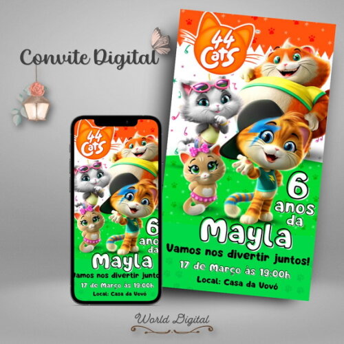 Convite Digital 44 Cats 02