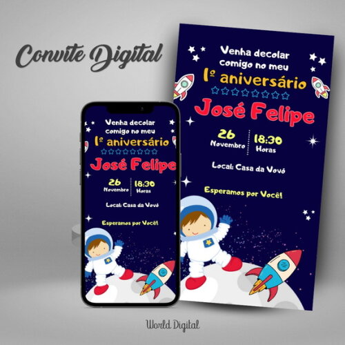 Convite Digital Astronauta 01