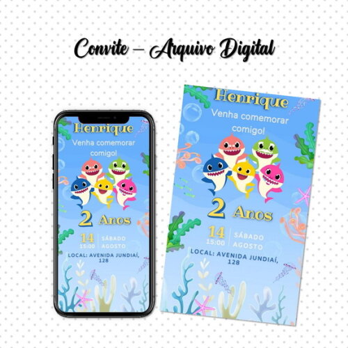 Convite Digital Baby Shark 02