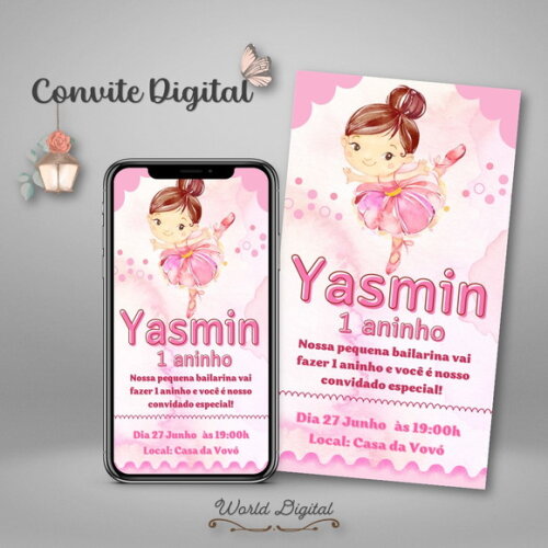 Convite Digital Bailarina 02